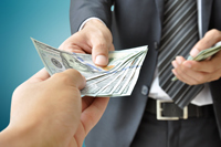 Paiement en espèces d'un déménagement